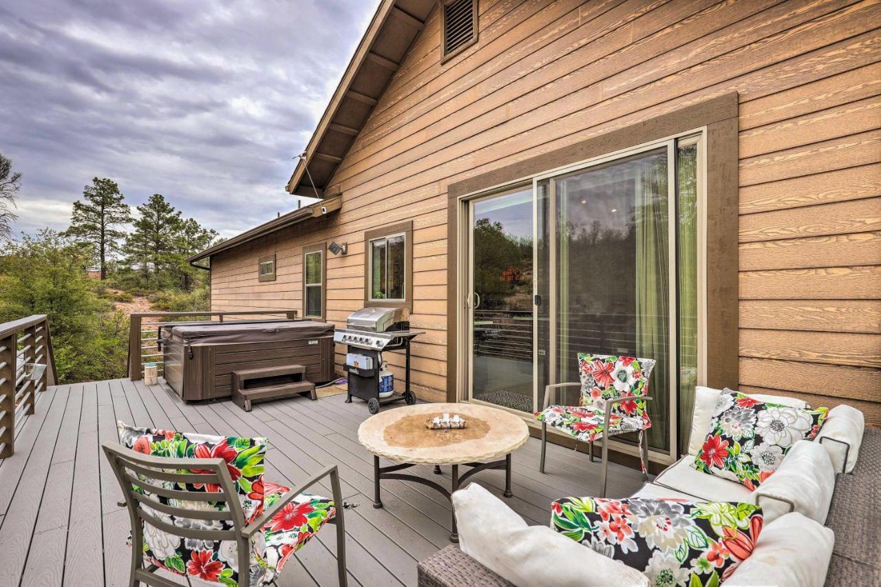 Elkwood Lodge Star Valley Cabin With Hot Tub Payson Extérieur photo
