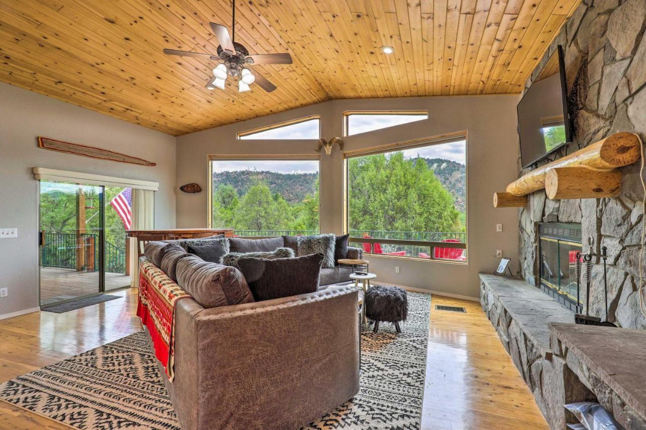 Elkwood Lodge Star Valley Cabin With Hot Tub Payson Extérieur photo