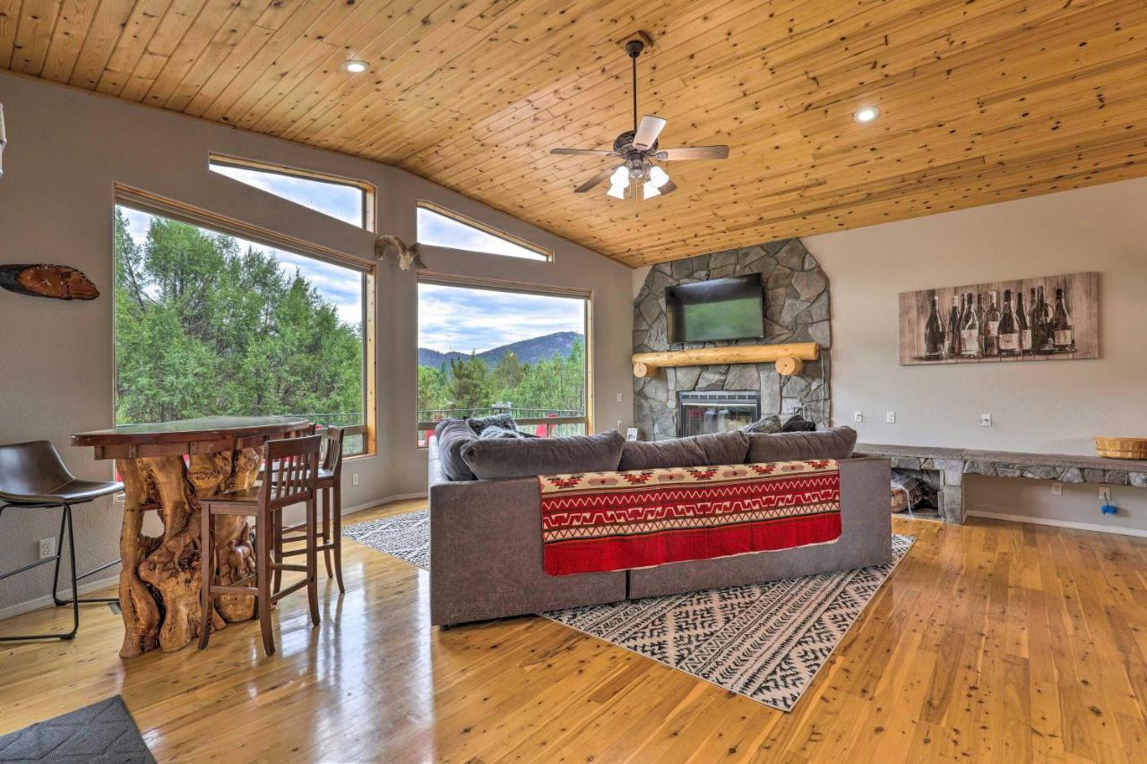 Elkwood Lodge Star Valley Cabin With Hot Tub Payson Extérieur photo